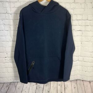 Alphalete Hoodie Mens Large Blue LBD‎ More Elements Athletic Fit Zip Workout